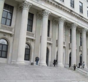 Queens County Surrogate's Court front entrance