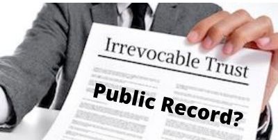 Are Trusts Public Record